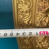 Grand miroir ovale