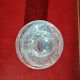 Sweet jar for deserving children made of bubble glass from Biot, with a lid.