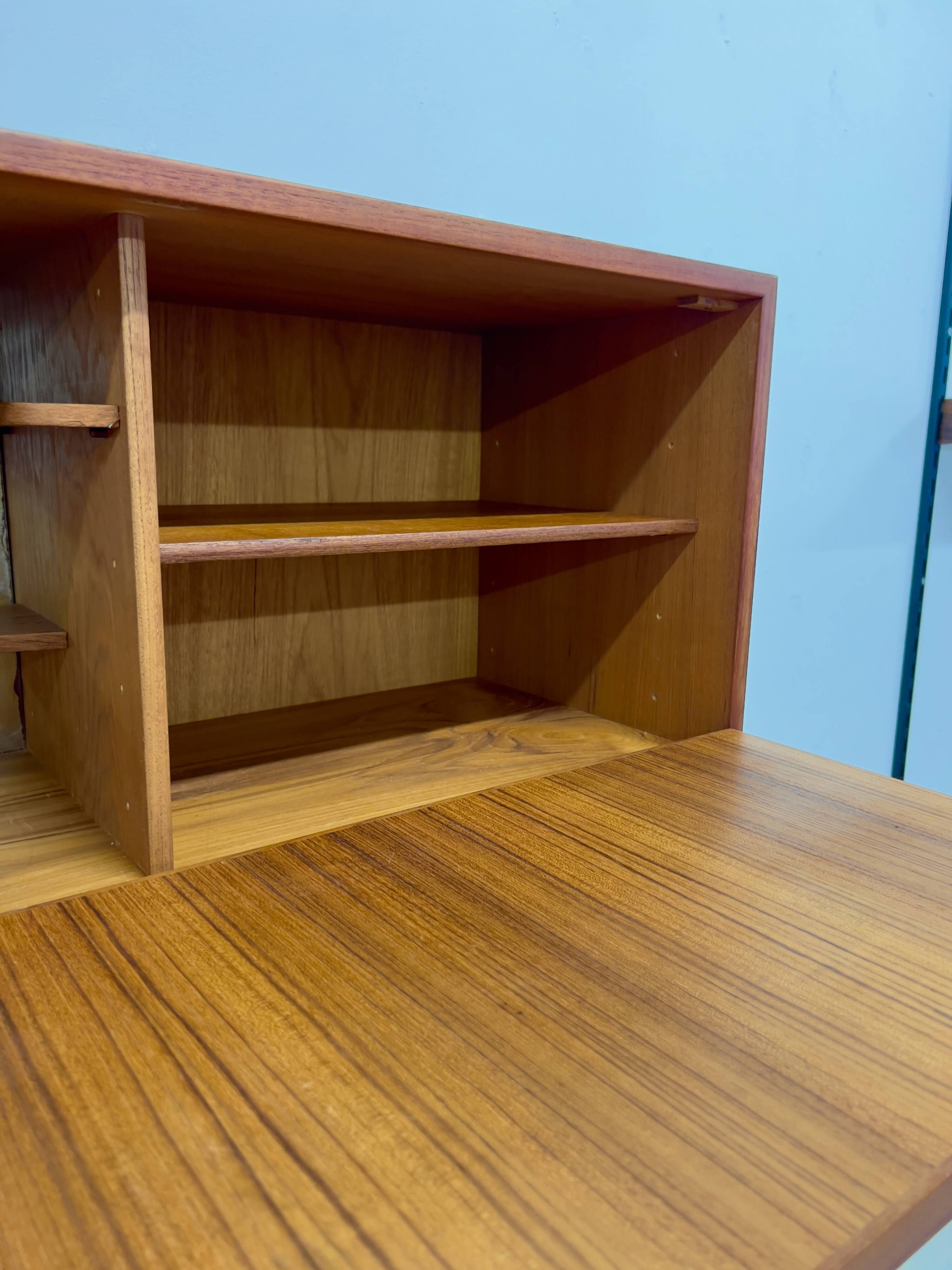 Teak Bar Cabinet By Kai Kristiansen For Feldballes, 1960s