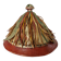 African conical hat, Fulani, in leather and braided rope, 1900s