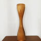 Swedish mid-century modern wooden floor lamp by Hans Agne Jakobsson