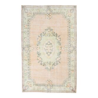 Tapis vintage en laine douce et pastel, 184x292Cm