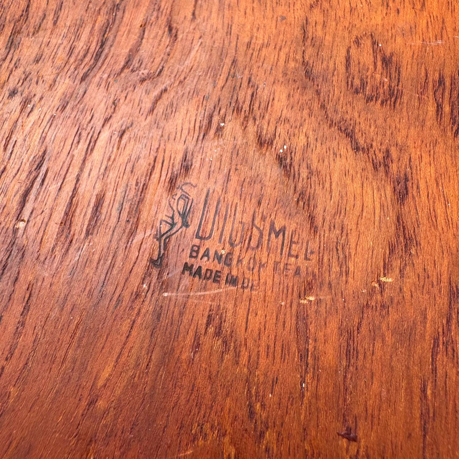 Large teak serving tray Digsmed Danemark