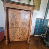 1st Empire drop-leaf secretary