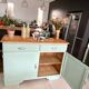 Buffet vert mint vintage