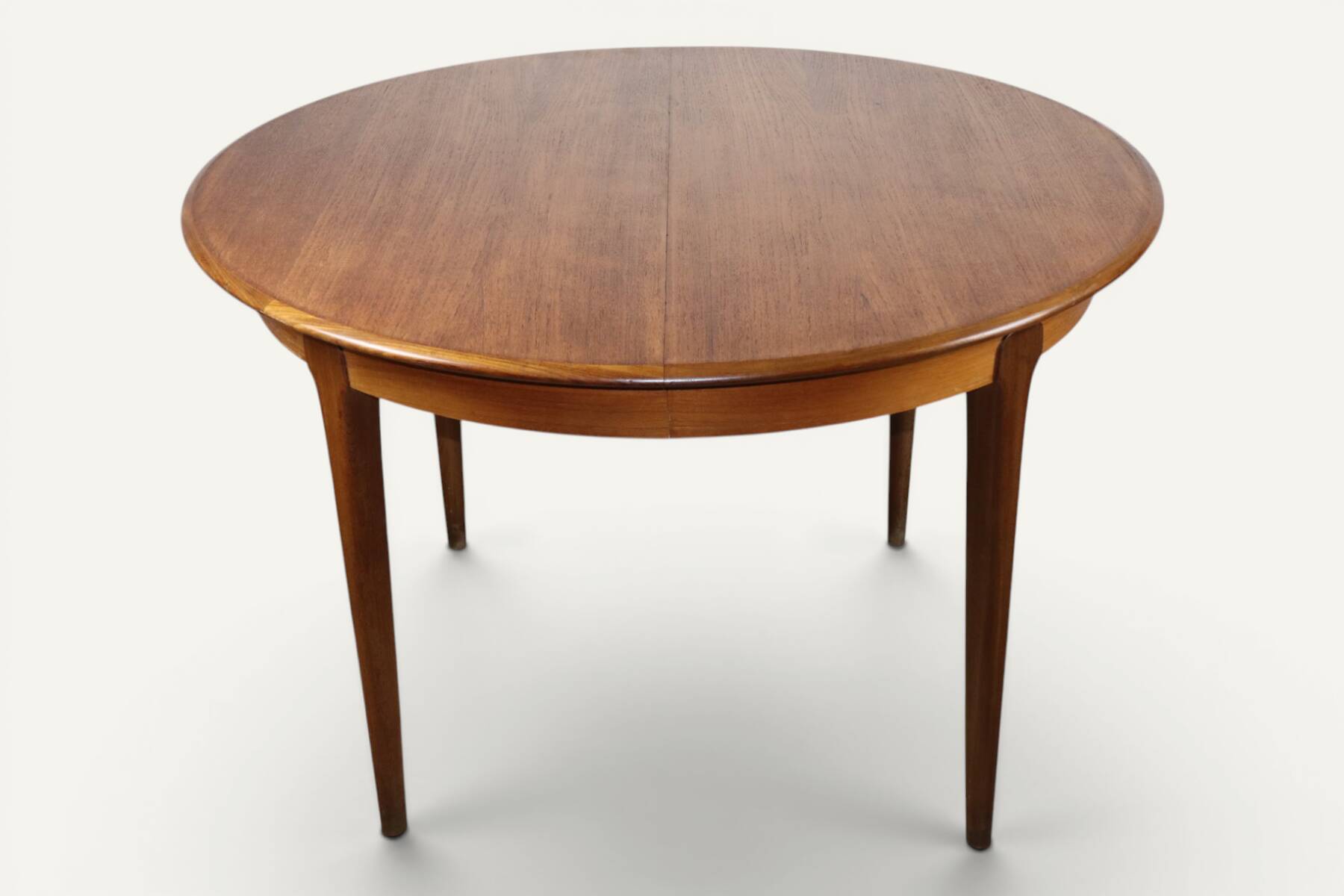 Scandinavian extendable dining table in teak - 1960s