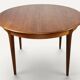 Scandinavian extendable dining table in teak - 1960s