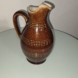 Enamel stoneware pitcher