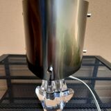 Design lamp, vintage, daum crystal and plexiglass, works - excellent condition-