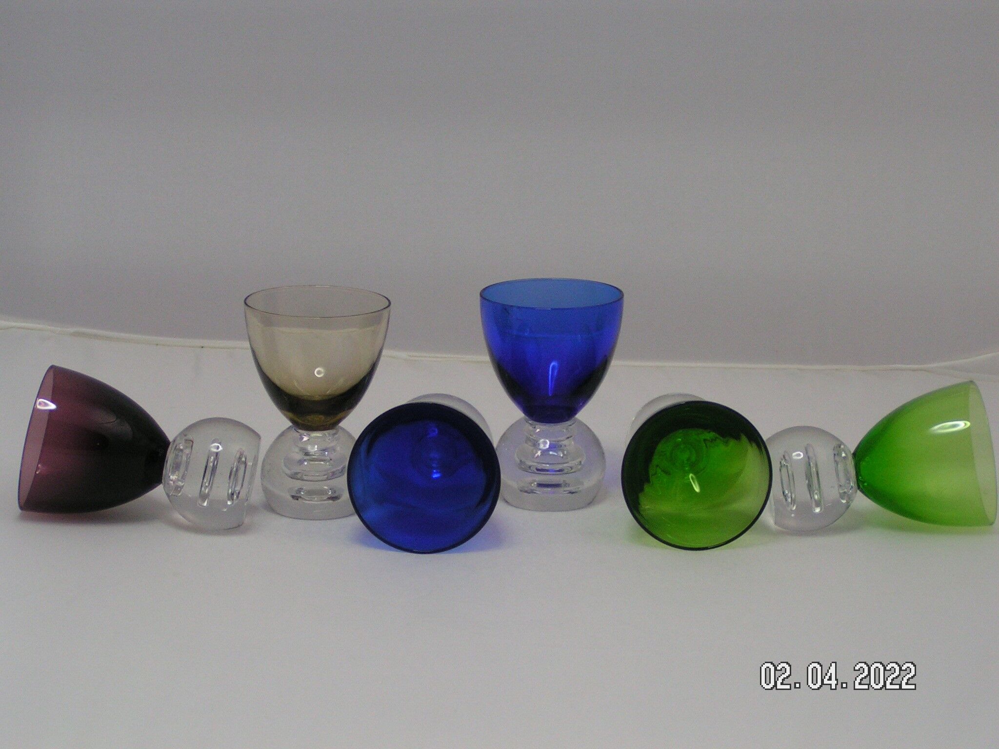 Verres à liqueur en "Murano"