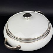 Raynaud soup tureen model Fontainebleau platinum