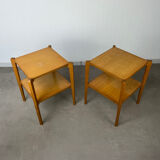 Pair of 1950s modernist side tables.