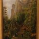 Oil painting on panel Ruggiero animated orientalist landscape Orientalism