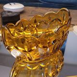 Empty pocket amber glass 60's