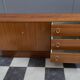 Sideboard brass grips on the drawers 1970s palisander