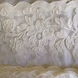 Ceremonial tablecloth in white organza