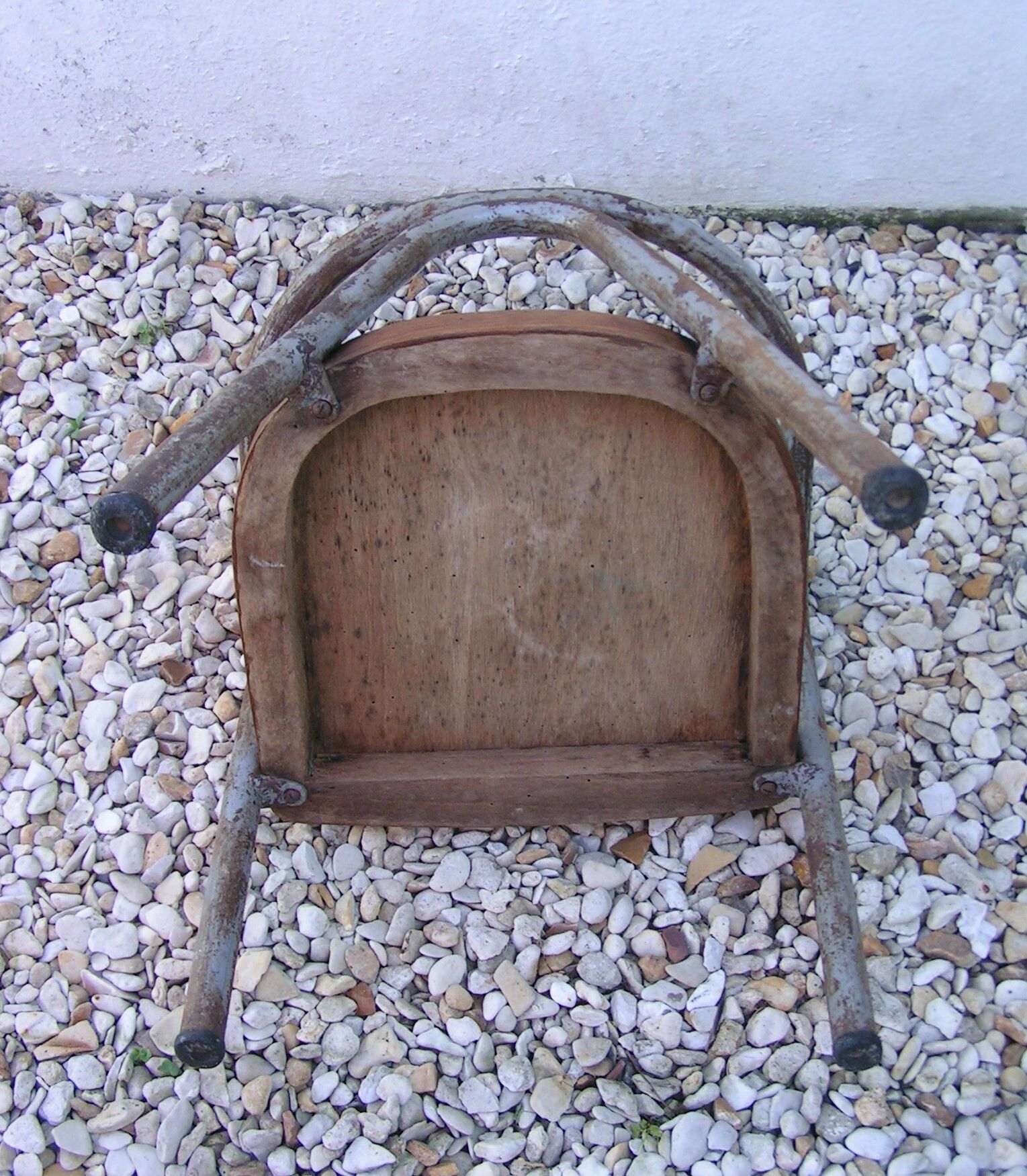 Wooden and metal child chair