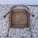 Wooden and metal child chair