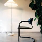 Paire de fauteuils Bauhaus tubulaires Effezeta — Italie, 1980