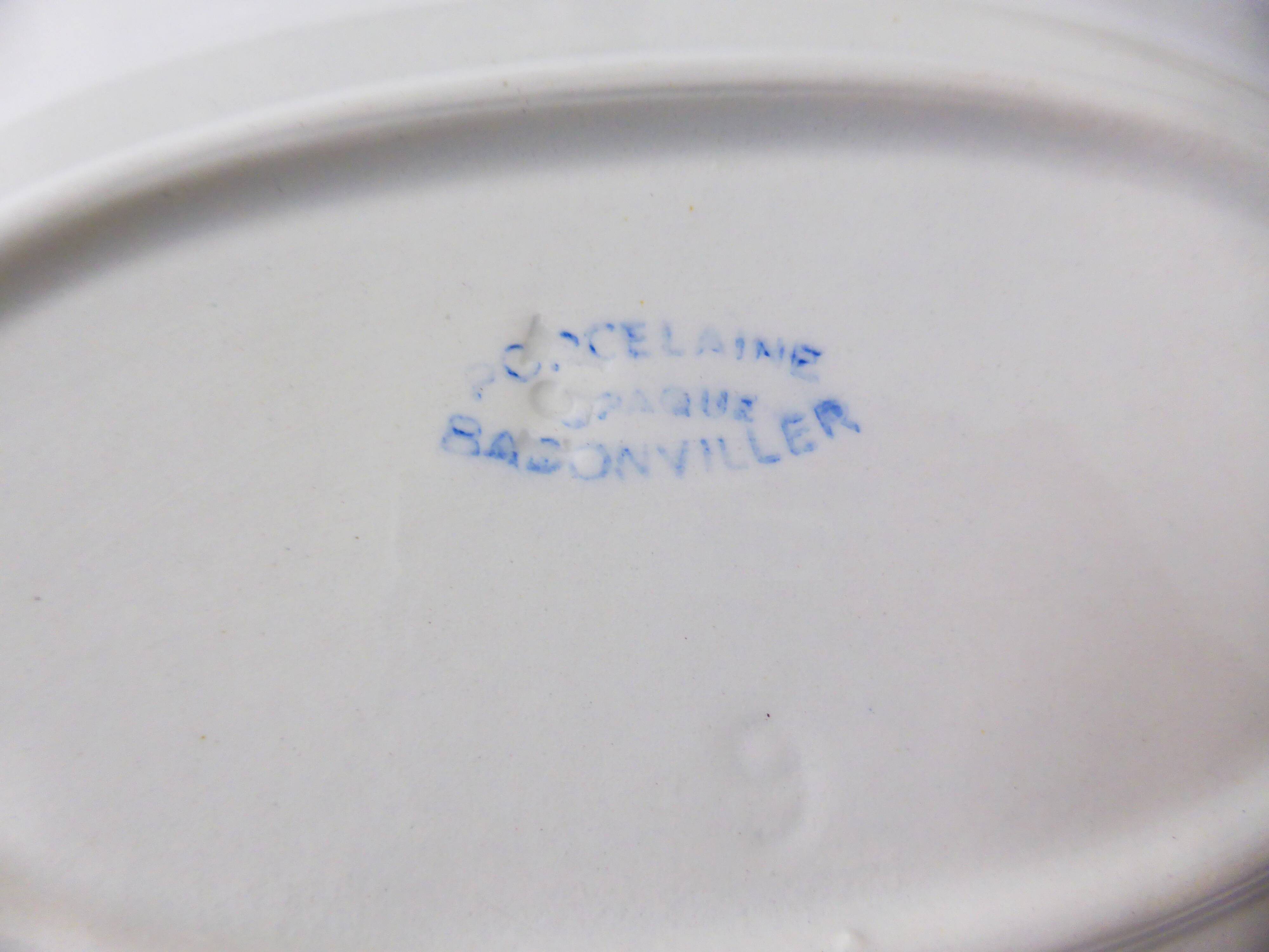 2 vintage Badonviller dishes