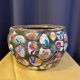 Ancien cache pot mosaique style picassiette annees 60