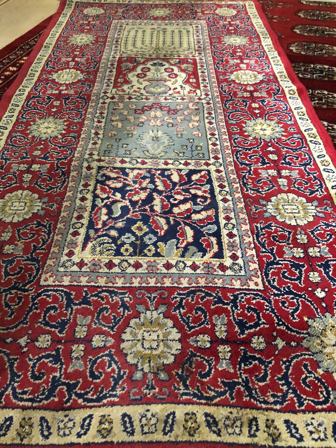Decent old bed rug