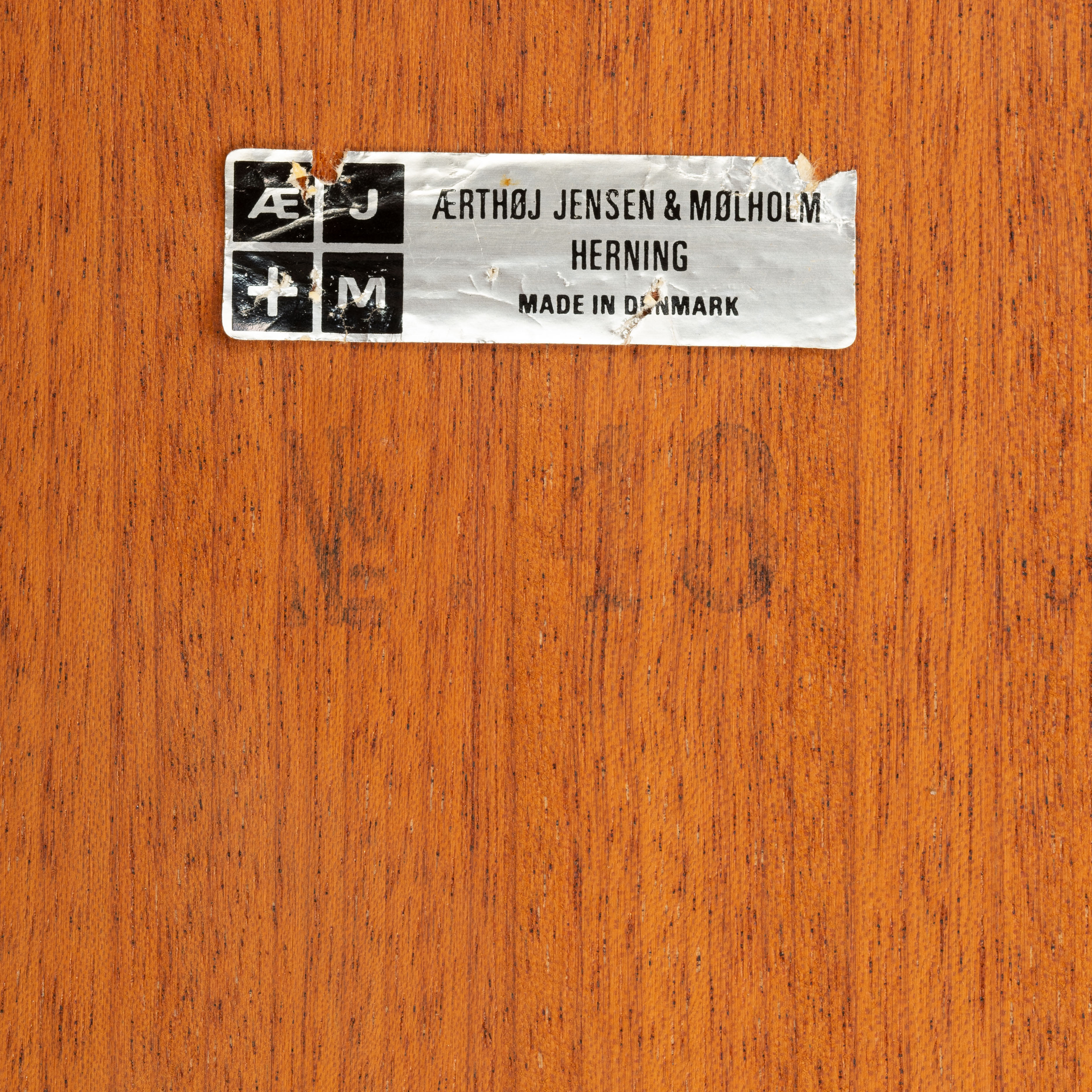 Danish rosewood dining table designed and made by Jens Aerthoj Jensen & Tage Molholm, 1960s