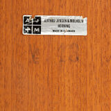 Danish rosewood dining table designed and made by Jens Aerthoj Jensen & Tage Molholm, 1960s