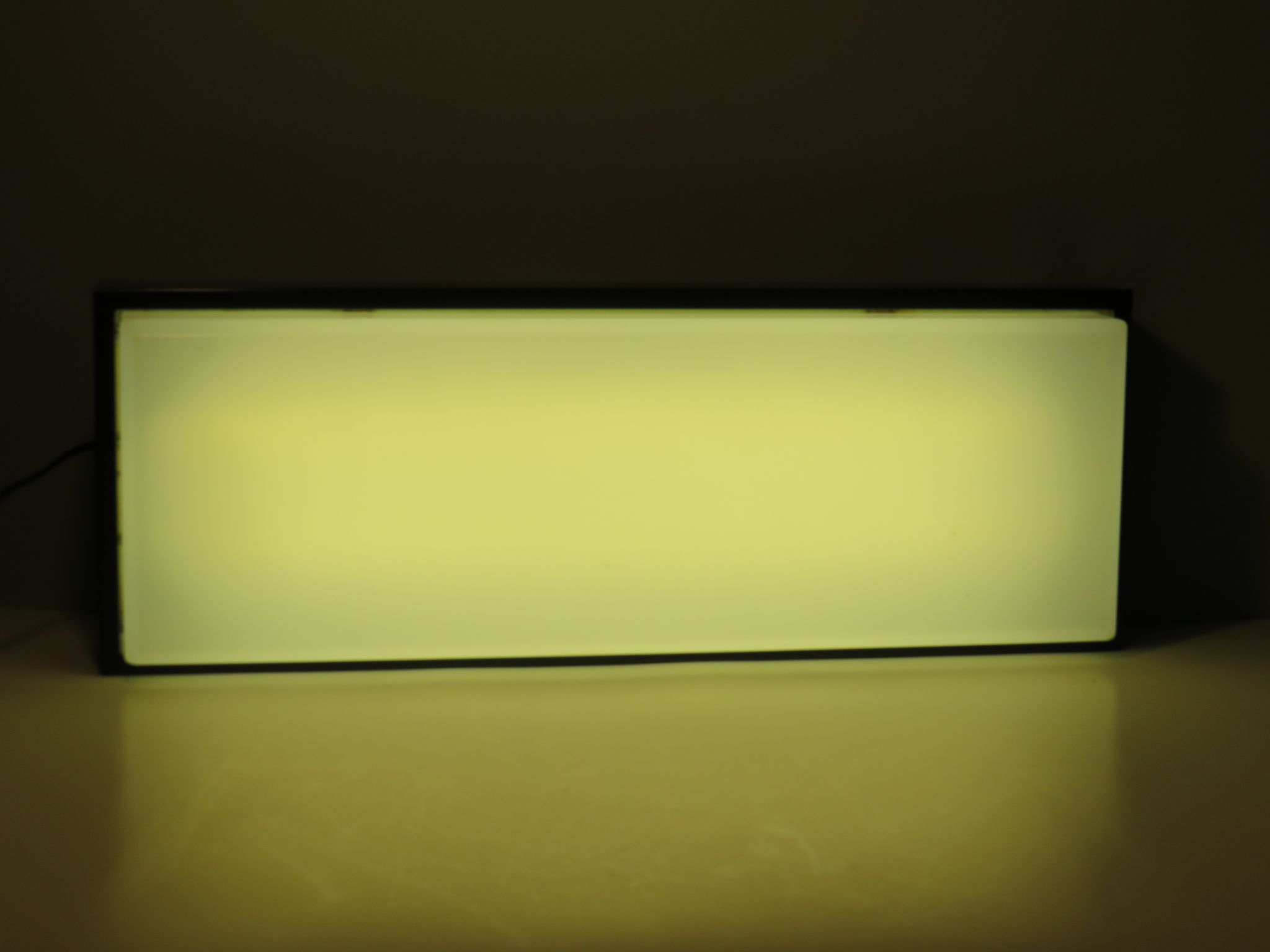Plafonnier rectangulaire de Van Haute Belgique années 1960