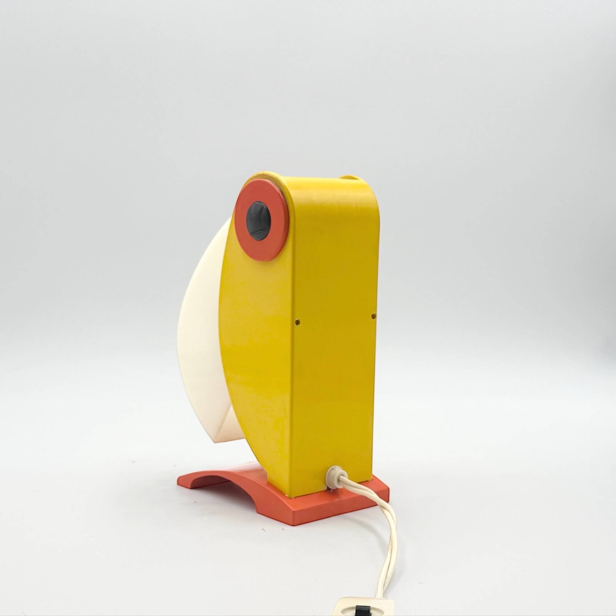 Lampe Toucan vintage années 70 design italien Enea Ferrari