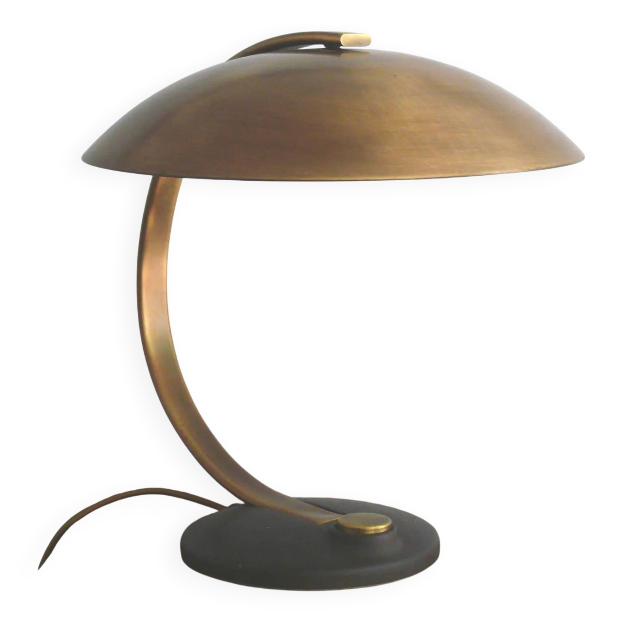 Lampe de table en laiton Modèle 7613, Hillebrand, années 1960