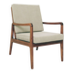 Fauteuil vintage olive vert velours côtelé 1960