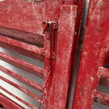 Pair of red shutters