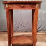 Oval side table