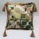 Square cushion, Cover and Insert. Model "Andréa"
