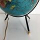 Globe terrestre tripode Taride verre de 1967 - 28 cm