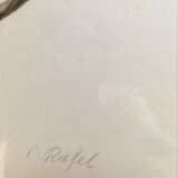 Botanical setting Rhododendron Wardii by Riefel