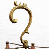 Umbrella stand in copper and brass
