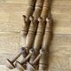 Wooden accordion coat rack