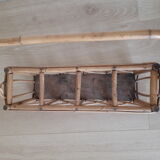 Rattan bottle basket, 50s