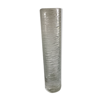 Vase en verre gravé