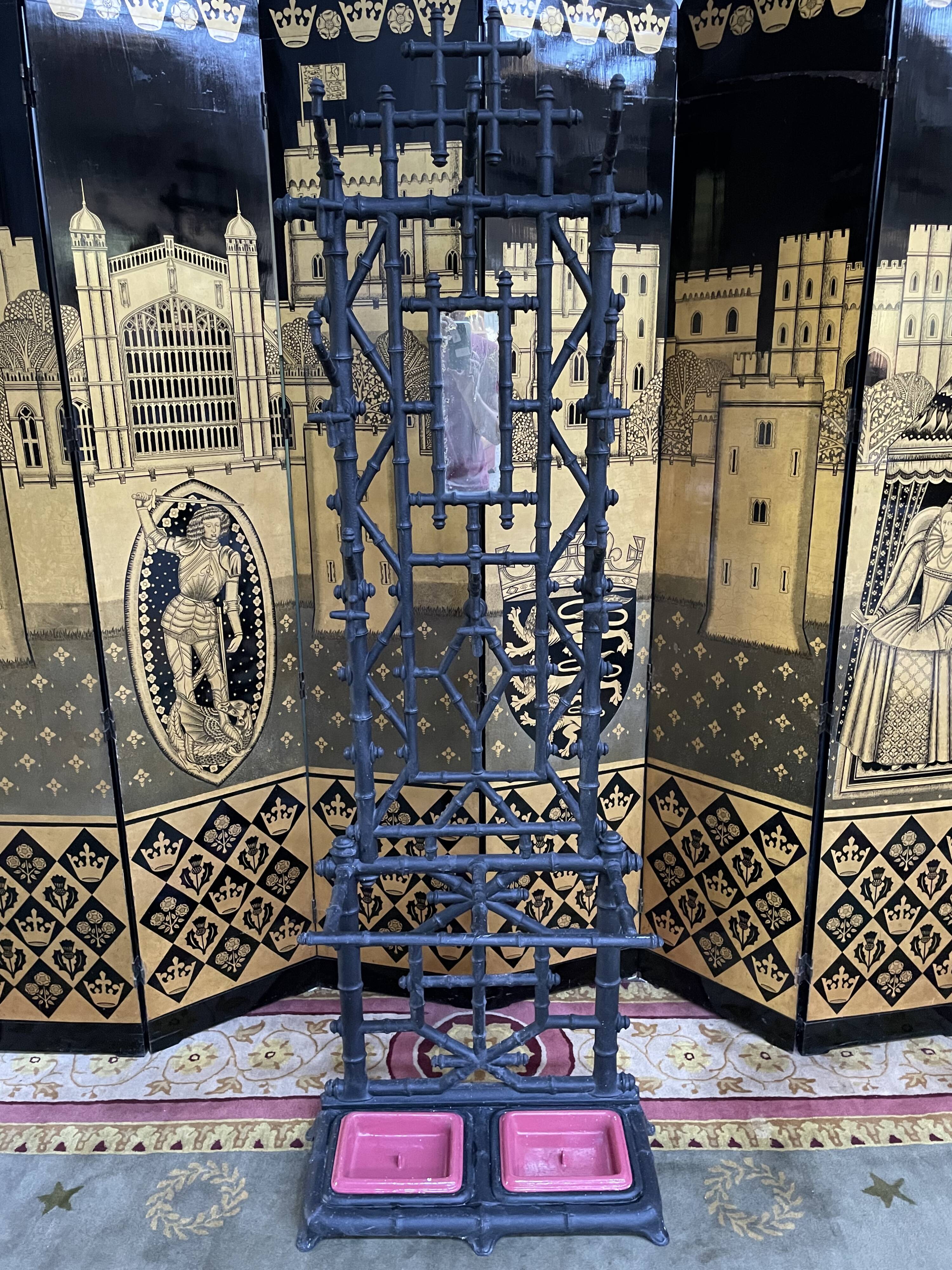 Bamboo cast iron cloakroom "Deville&Pailette Charleville"