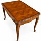 Table de style Louis XV chêne massif à rallonge