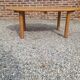 70s oval pine coffee table