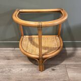 Rattan bedside table