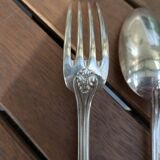 Set of 12 silver plated forks and 12 spoons 84g