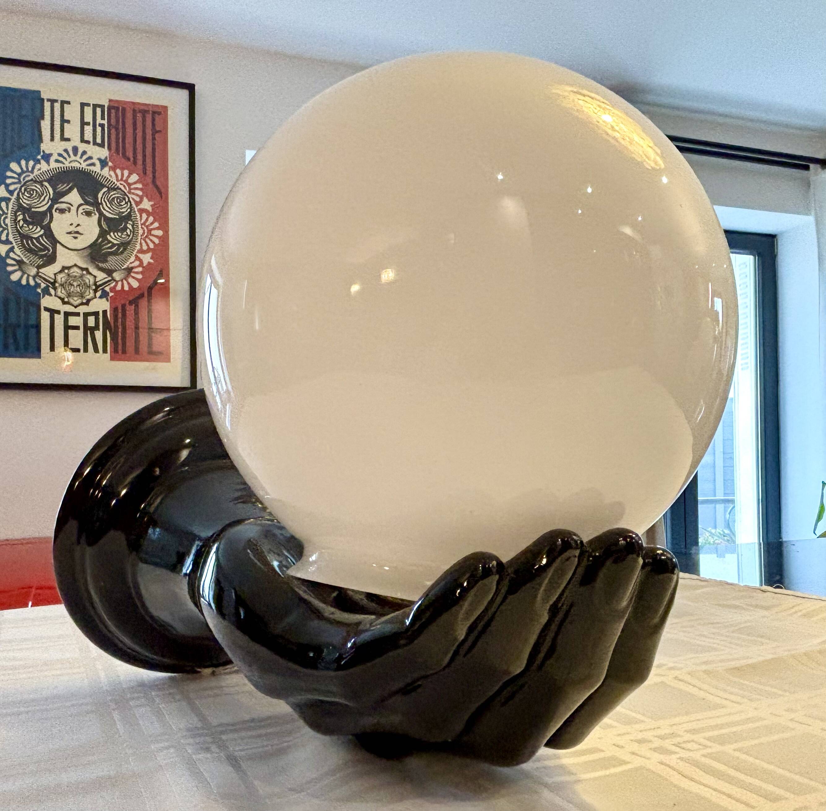 Pair of handmade ceramic wall sconces