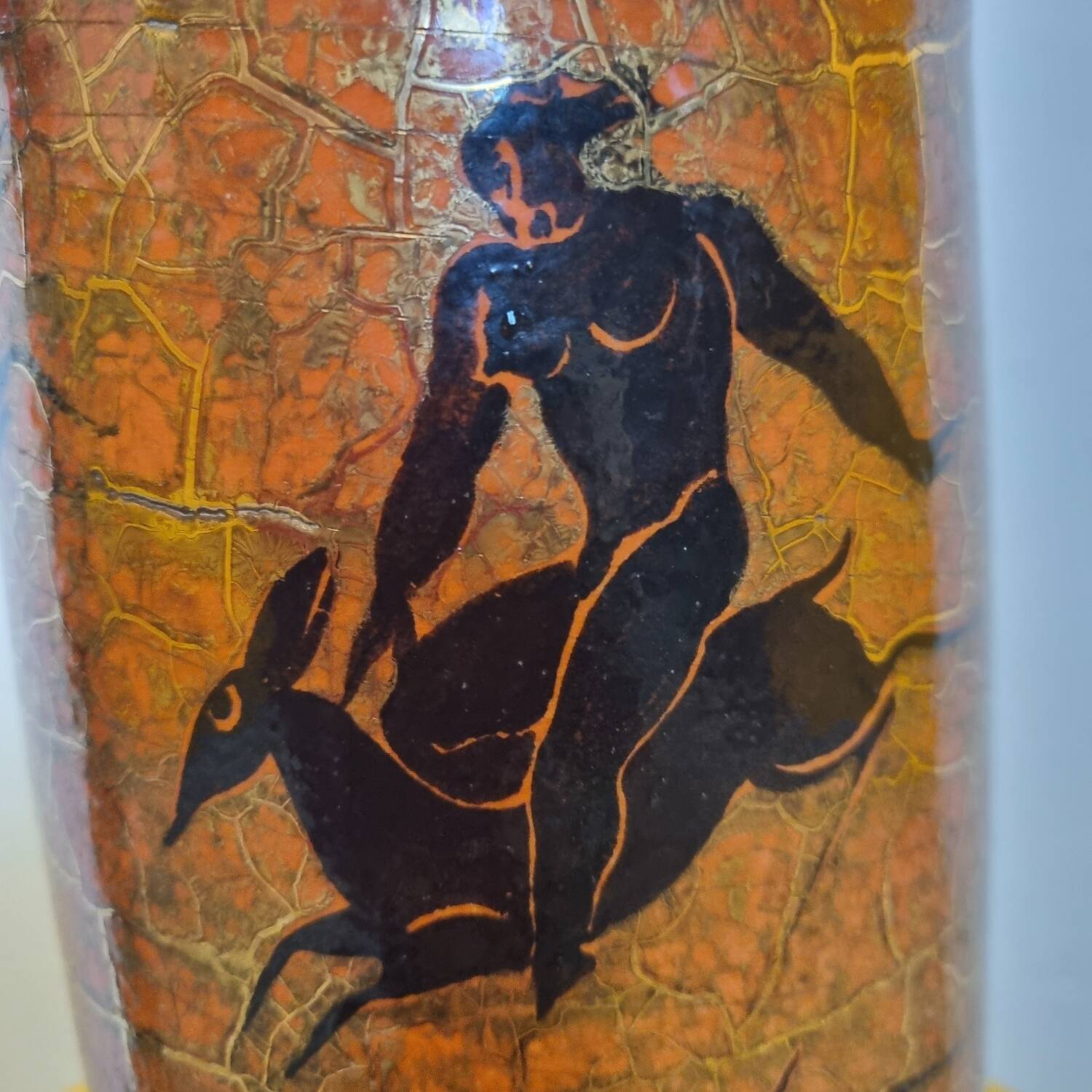 J.Mayodon ceramic vase, 27cm