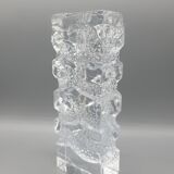 Moulded glass soliflore vase - Ingrid Glashette - 1970s