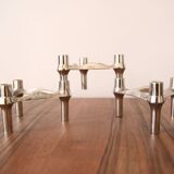 Set of three Nagel candlesticks from the 70s
